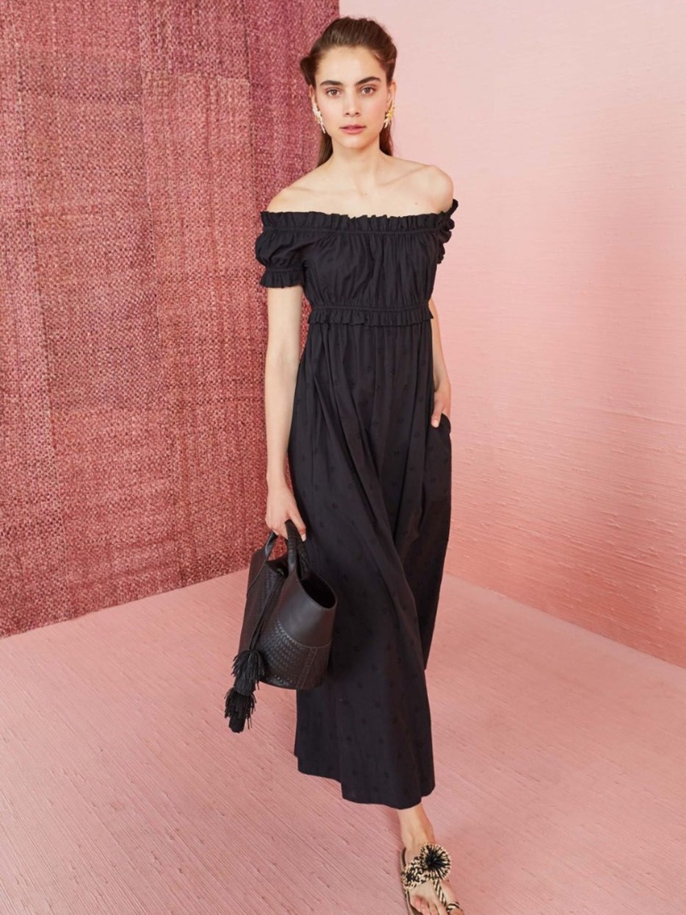 ULLA JOHNSON Gigi Jumpsuit / Black, Size 2